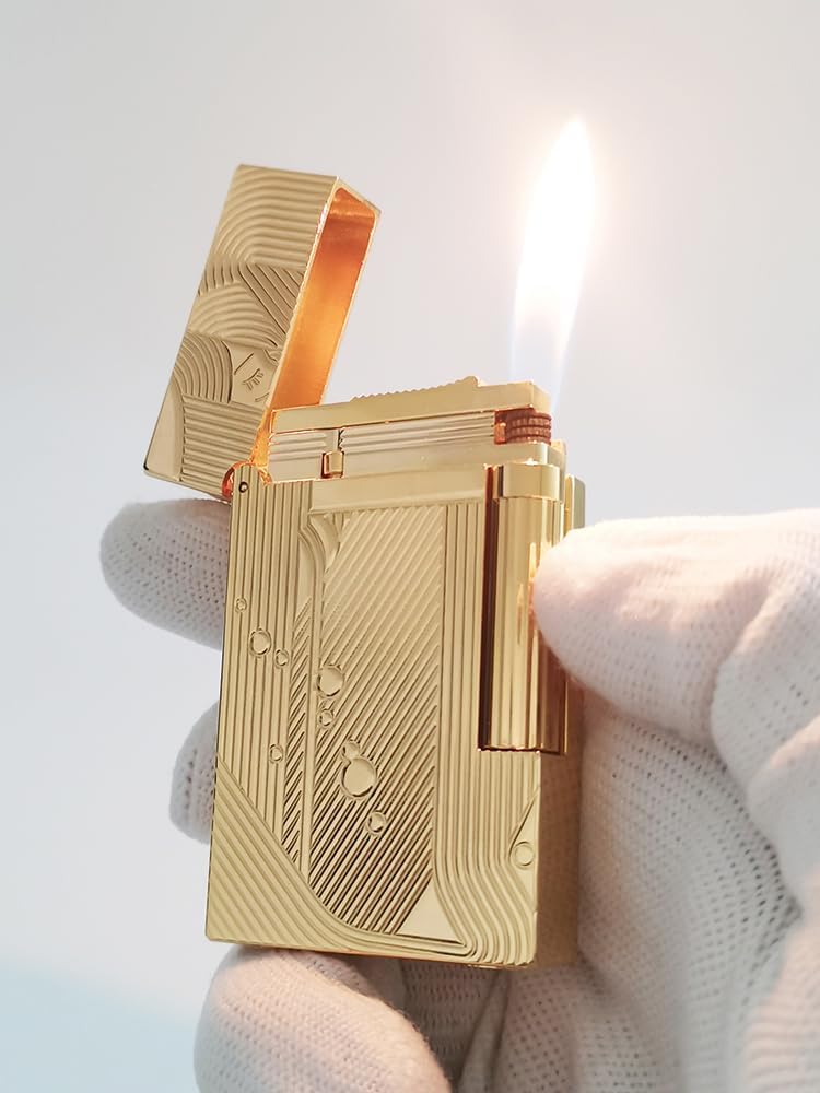 Sleeping Mermaid Lighter, Copper, One Piece Sanji Lighters, Refillable, Ping Sound, Birthday Gift for Men Father Friend