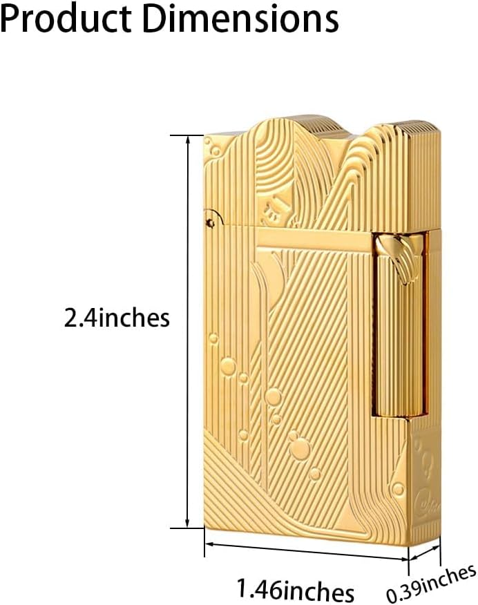 Trench Sleeping Mermaid Lighter, Sanji One-Piece Lighter, Refillable, Cling Sound, Adjustable Soft Flame, Gift for Men Dad Boyfriend Husband, Without Butane