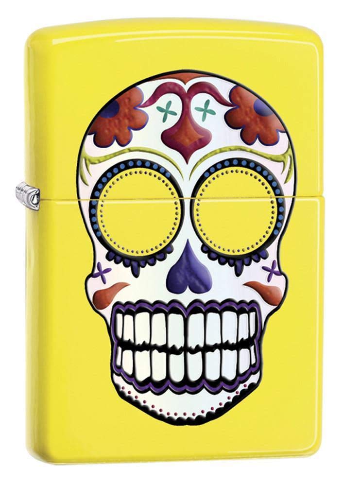 Zippo Armor Freedom Skull Antique Brass Pocket Lighter, One Size