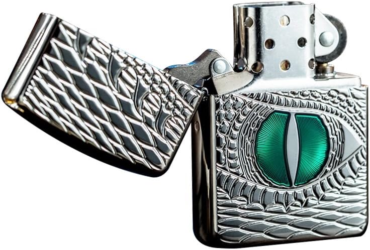 ZIPPO 28807 Windproof Lighter DRAGON EYE High Polish Chrome Armor