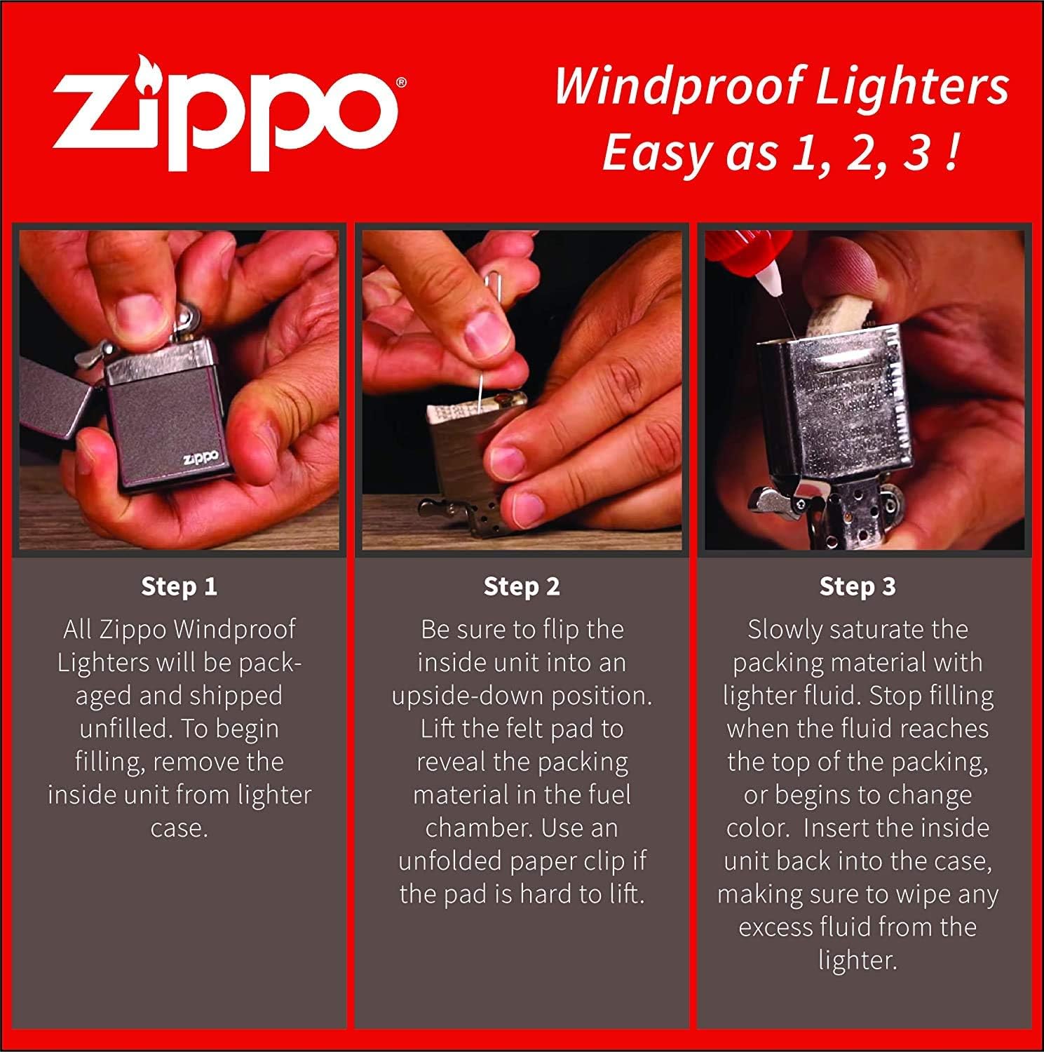Zippo Lighter - Custom Engraved with Your Message for Pocket Lighter Armor High Polish Brass Flame Design 46397