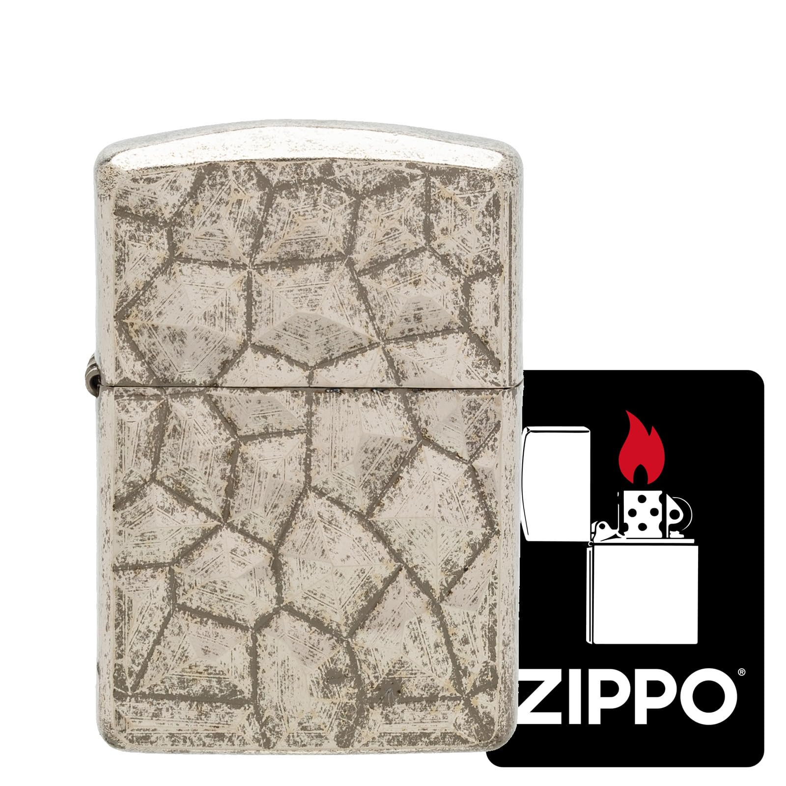 Zippo NEO Meteor CpB Windproof, Brass, Armor-Based, Copper Barrel, Double-Sided, Includes Special Sticker
