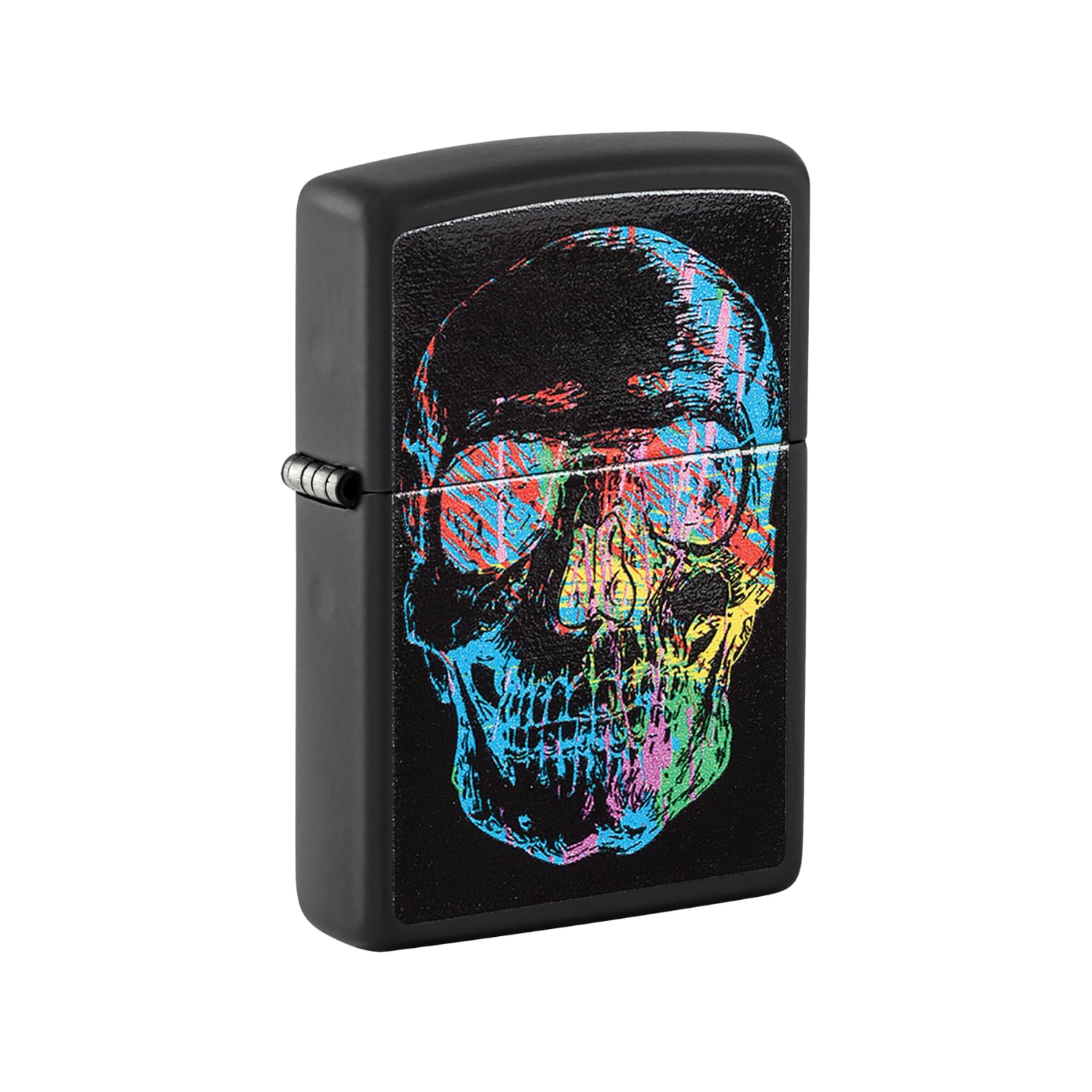 Zippo Armor Freedom Skull Antique Brass Pocket Lighter, One Size